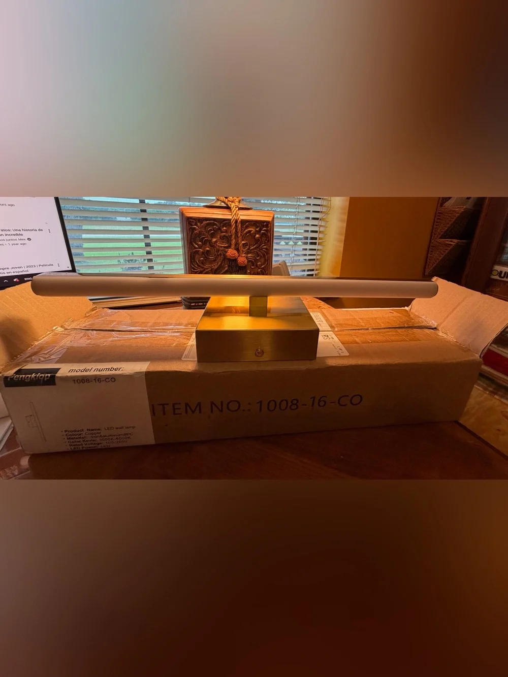 Fengkiop Led Wall Lamp Gold Vanity Light